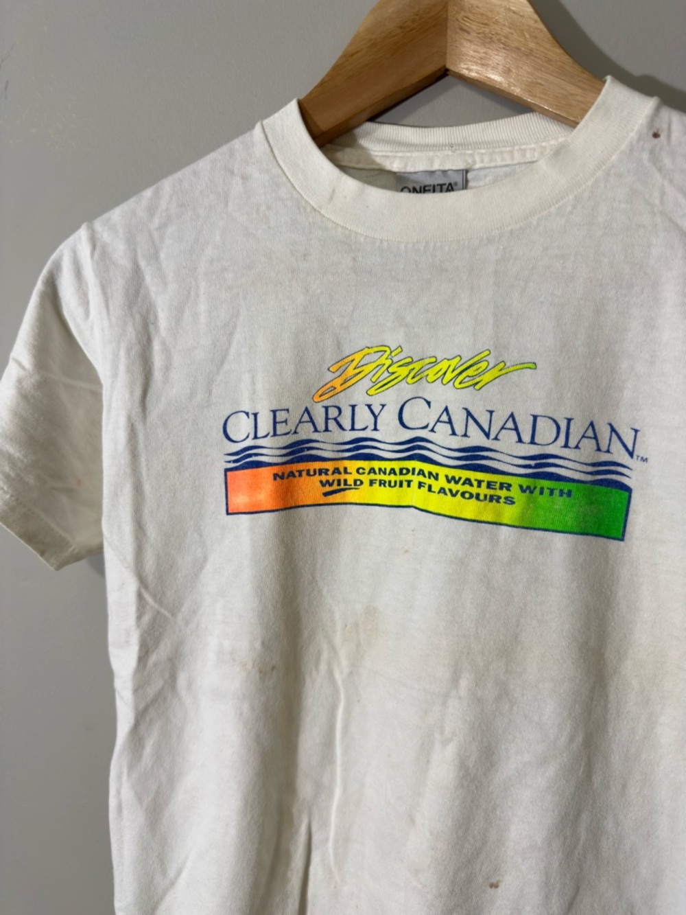Vintage 90s Clearly Canadian Tee - Picture 2 of 3